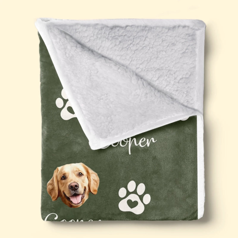Custom Photo Dog & Cat Blanket - Personalized Birthday Gifts For Dog Cat Lovers, Dog Dad And Mom, Cat Owners - Cozy Nights, Furry Dreams