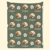 Custom Photo Dog & Cat Blanket - Personalized Birthday Gifts For Dog Cat Lovers, Dog Dad And Mom, Cat Owners - Cozy Nights, Furry Dreams