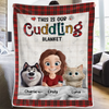 Custom Blanket - Personalized Birthday Gifts For Dog Cat Lovers, Dog Dad And Mom, Cat Owners - Forever Loved By Paws