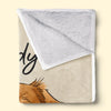 Custom Photo Blanket - Personalized Birthday Gifts For Dog Cat Lovers, Dog Dad And Mom, Cat Owners - Just Pure Happiness
