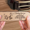 Custom Engraved Leather Belt - Personalized Anniversary Wedding Gifts For Husband And Wife, Him And Her - You Make Life Feel Gentle
