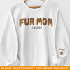 Custom Unisex Sweatshirt, Hoodie With Design On Sleeve - Personalized Birthday Gifts For Dog Cat Lovers, Dog Dad And Mom, Cat Owners - Mom Life, Dog Edition