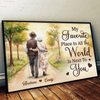 Custom Horizontal Poster - Personalized Anniversary Wedding Gifts For Husband And Wife, Him And Her - Still Smiling Because Of You