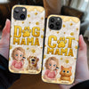 Custom Clear Phone Case - Personalized Christmas Birthday Gifts For Dog Cat Lovers, Dog Dad And Mom, Cat Owners - Pets Make Ordinary Days Brighter