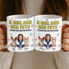 Custom 3D Inflated Effect Printed Mug - Personalized Christmas Birthday Gifts For Dog Cat Lovers, Dog Dad And Mom, Cat Owners - My World, My Pets