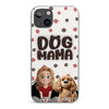Custom 3D Inflated Effect Printed Clear Phone Case - Personalized Birthday Gifts For Dog Cat Lovers, Dog Dad And Mom, Cat Owners - Love Grows With Fur Around