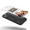 Custom 3D Inflated Effect Printed Clear Phone Case - Personalized Birthday Gifts For Dog Cat Lovers, Dog Dad And Mom, Cat Owners - Love Grows With Fur Around
