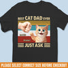 Custom Unisex T-shirt, Premium T-shirt, Hoodie - Personalized Birthday Gifts For Cat Lovers, Cat Mom And Dad - Joy Walks On Four Paws