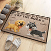 Custom Home Decor Decorative Mat - Personalized Birthday Gifts For Dog Lovers, Dog Dad And Mom - Fur Bosses Live Here