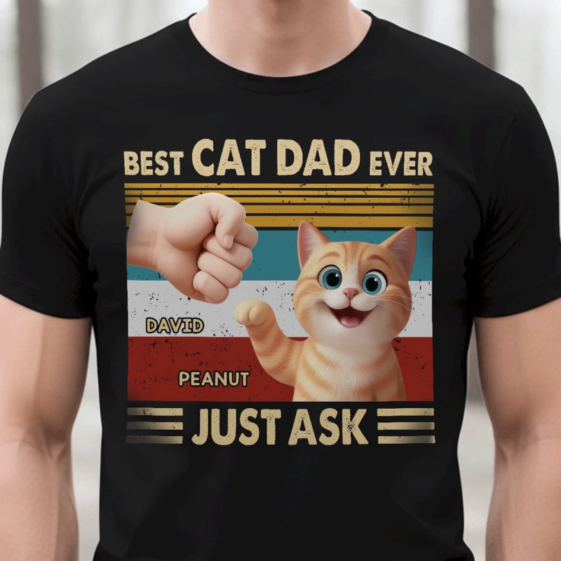 Custom Unisex T-shirt, Premium T-shirt, Hoodie - Personalized Birthday Gifts For Cat Lovers, Cat Mom And Dad - Joy Walks On Four Paws