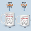 Custom 3D Inflated Effect Printed Mug - Personalized Anniversary Wedding Gifts For Husband And Wife, Him And Her - Love Feels Easy With You