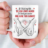 Custom 3D Inflated Effect Printed Mug - Personalized Anniversary Wedding Gifts For Husband And Wife, Him And Her - Love Feels Easy With You