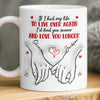 Custom 3D Inflated Effect Printed Mug - Personalized Anniversary Wedding Gifts For Husband And Wife, Him And Her - Love Feels Easy With You