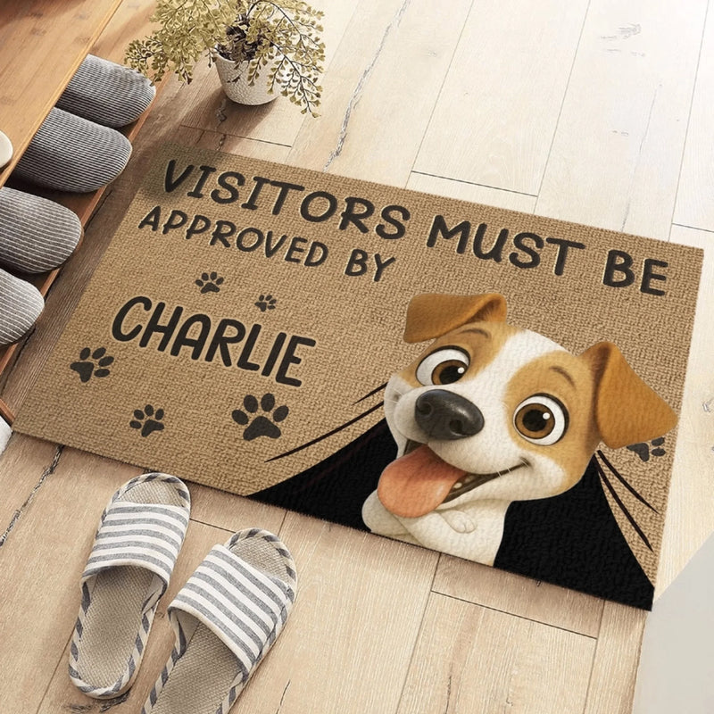 Custom Home Decor Decorative Mat - Personalized Birthday Gifts For Dog Lovers, Dog Dad And Mom - Official Paw Approval