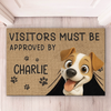 Custom Home Decor Decorative Mat - Personalized Birthday Gifts For Dog Lovers, Dog Dad And Mom - Official Paw Approval
