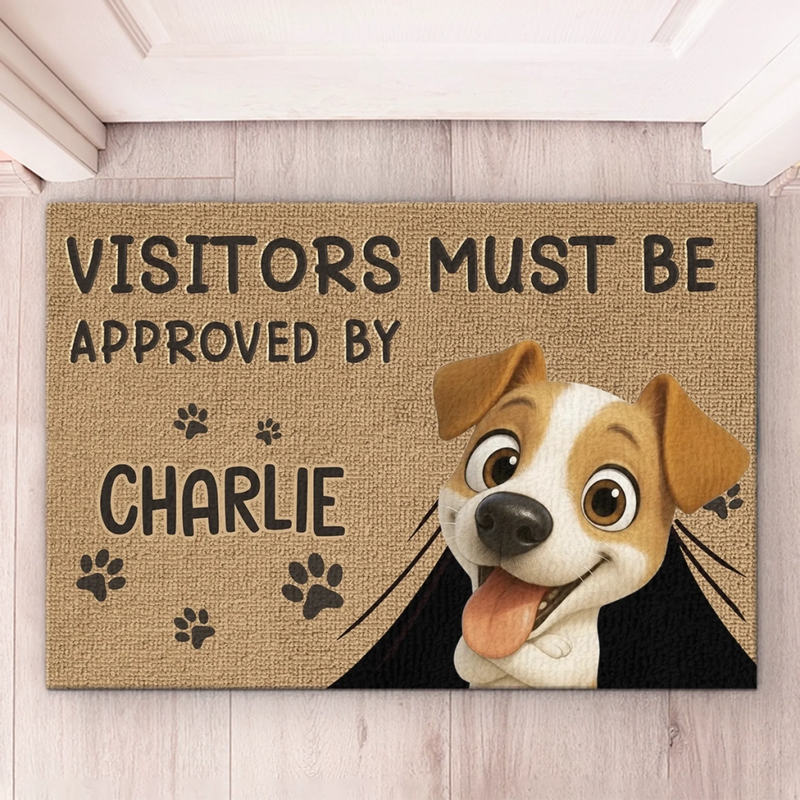 Custom Home Decor Decorative Mat - Personalized Birthday Gifts For Dog Lovers, Dog Dad And Mom - Official Paw Approval