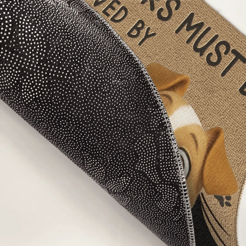 Custom Home Decor Decorative Mat - Personalized Birthday Gifts For Dog Lovers, Dog Dad And Mom - Official Paw Approval