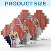 Custom Photo Heart Shaped Building Brick Blocks - Personalized Anniversary Wedding Gifts For Husband And Wife, Him And Her - We Choose Each Other Daily