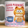 Custom Mug - Personalized Christmas Birthday Gifts For Cat Lovers, Cat Mom And Dad - Tiny Boss Energy