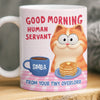 Custom Mug - Personalized Christmas Birthday Gifts For Cat Lovers, Cat Mom And Dad - Tiny Boss Energy