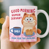 Custom Mug - Personalized Christmas Birthday Gifts For Cat Lovers, Cat Mom And Dad - Tiny Boss Energy