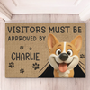 Custom Home Decor Decorative Mat - Personalized Birthday Gifts For Dog Lovers, Dog Dad And Mom - Official Paw Approval