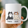 Custom Mug - Personalized Birthday Gifts For Cat Lovers, Cat Mom And Dad - Chaos In Fur Form