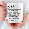 Custom Mug - Personalized Birthday Gifts For Cat Lovers, Cat Mom And Dad - Chaos In Fur Form