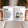 Custom Mug - Personalized Birthday Gifts For Cat Lovers, Cat Mom And Dad - Chaos In Fur Form