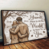 Custom Horizontal Poster - Personalized Anniversary Wedding Gifts For Husband And Wife, Him And Her - Our Love Keeps Growing