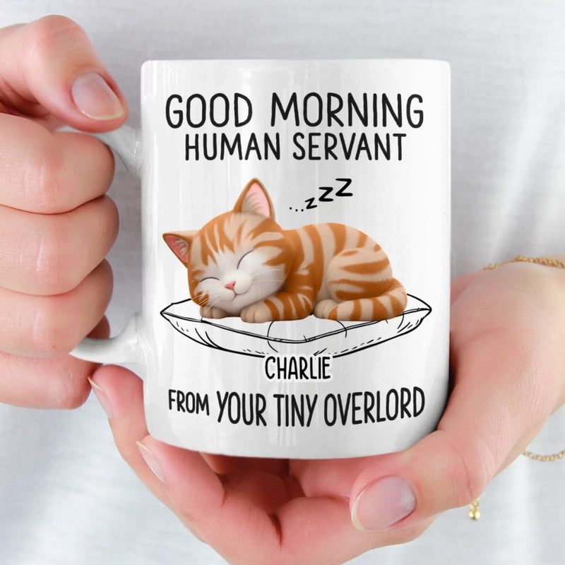 Custom Mug - Personalized Birthday Gifts For Cat Lovers, Cat Mom And Dad - Dreaming Of Snacks