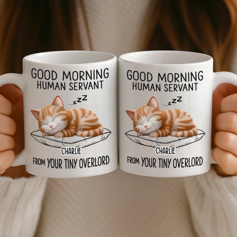 Custom Mug - Personalized Birthday Gifts For Cat Lovers, Cat Mom And Dad - Dreaming Of Snacks