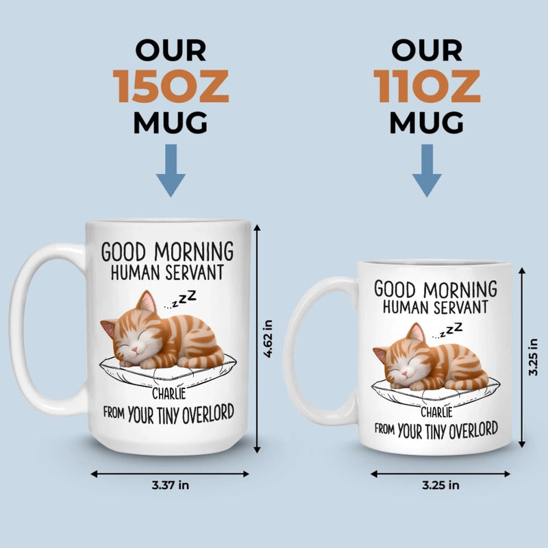 Custom Mug - Personalized Birthday Gifts For Cat Lovers, Cat Mom And Dad - Dreaming Of Snacks