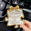 Custom Car Visor Clip - Personalized Anniversary Wedding Gifts For Husband And Wife, Him And Her - Safe Happy Loved With You