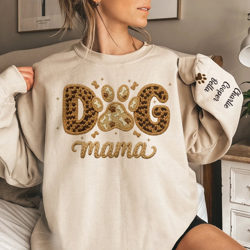 Custom Unisex Sweatshirt, Hoodie With Design On Sleeve - Personalized Birthday Gifts For Dog Cat Lovers, Dog Dad And Mom, Cat Owners - Love Begins With Paws