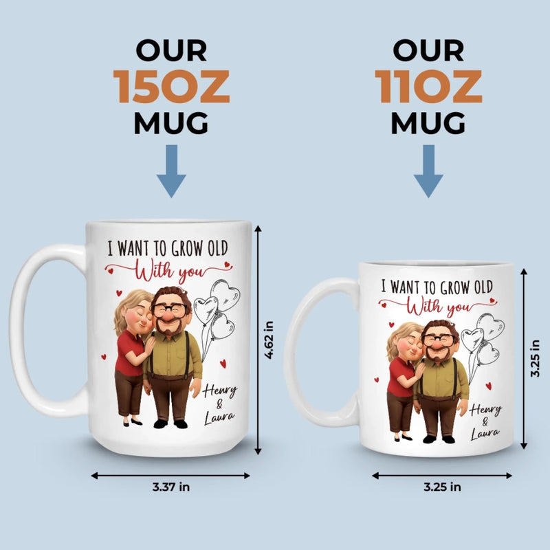 Custom Mug - Personalized Anniversary Wedding Gifts For Husband And Wife, Him And Her - Together We Make Sense