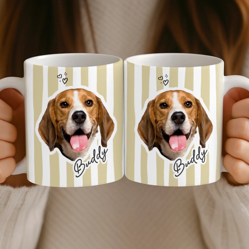 Custom Photo Mug - Personalized Birthday Gifts For Dog Cat Lovers, Dog Dad And Mom, Cat Owners - Best Gift Ever