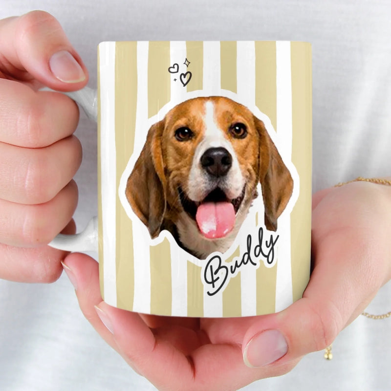 Custom Photo Mug - Personalized Birthday Gifts For Dog Cat Lovers, Dog Dad And Mom, Cat Owners - Best Gift Ever
