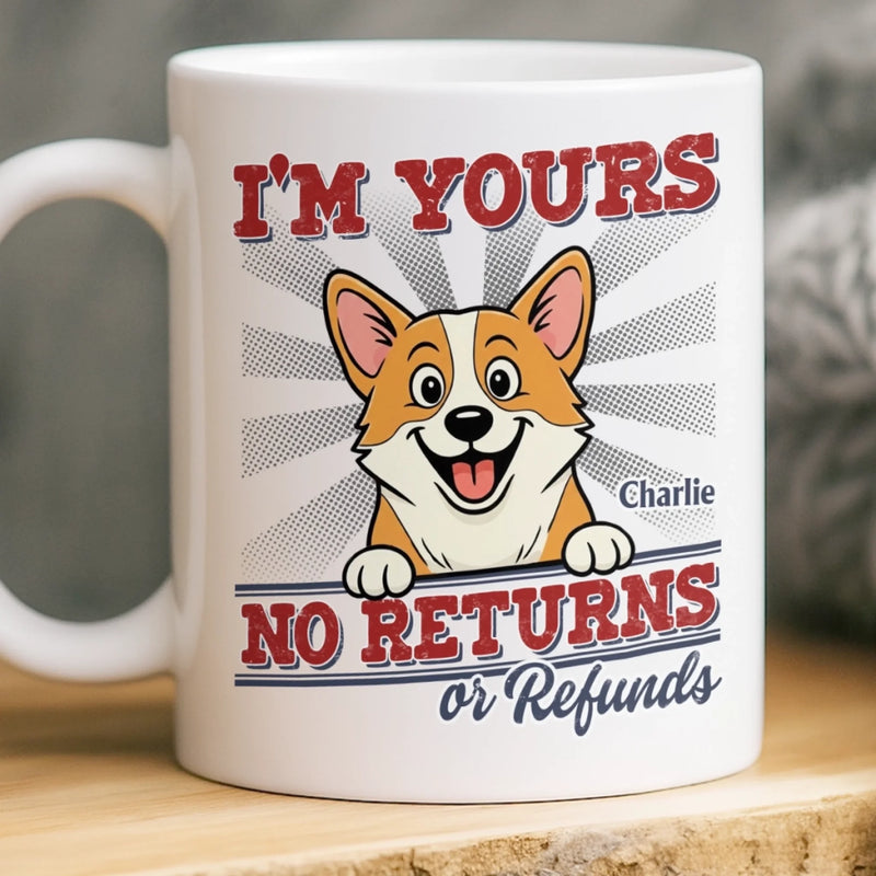 Custom Mug - Personalized Birthday Gifts For Dog Lovers, Dog Dad And Mom - Forever Your Problem