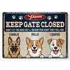 Custom Home Decor Metal Sign - Personalized Birthday Gifts For Dog Lovers, Dog Dad And Mom - Professional Escape Artists