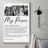 Custom Photo Vertical Poster - Personalized Anniversary Wedding Gifts For Husband And Wife, Him And Her - You And Me Works Always