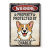Custom Home Decor Metal Sign - Personalized  Birthday Gifts For Dog Lovers, Dog Dad And Mom - Property Of Paws