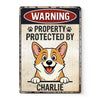 Custom Home Decor Metal Sign - Personalized  Birthday Gifts For Dog Lovers, Dog Dad And Mom - Property Of Paws