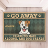 Custom Home Decor Decorative Mat - Personalized Birthday Gifts For Dog Lovers, Dog Dad And Mom - Gatekeepers With Taste