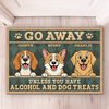 Custom Home Decor Decorative Mat - Personalized Birthday Gifts For Dog Lovers, Dog Dad And Mom - Gatekeepers With Taste