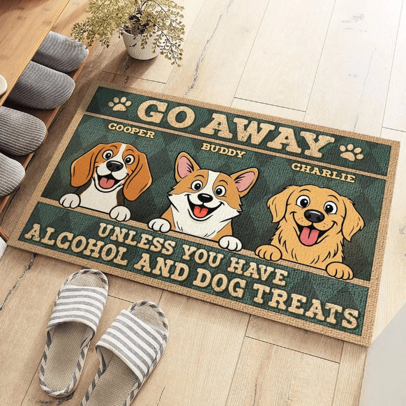 Custom Home Decor Decorative Mat - Personalized Birthday Gifts For Dog Lovers, Dog Dad And Mom - Gatekeepers With Taste