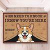 Custom Home Decor Decorative Mat - Personalized Birthday Gifts For Dog Lovers, Dog Dad And Mom - Paws On Alert