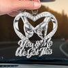 Custom Acrylic Car Ornament - Personalized Anniversary Wedding Gifts For Husband And Wife, Him And Her, LGBTQ+ - Growing Closer With Every Day