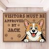 Custom Home Decor Decorative Mat - Personalized Birthday Gifts For Dog Lovers, Dog Dad And Mom - House Gatekeeper