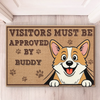 Custom Home Decor Decorative Mat - Personalized Birthday Gifts For Dog Lovers, Dog Dad And Mom - House Gatekeeper